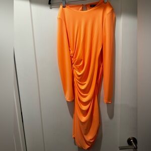 Zara Neon MIDI dress size XS